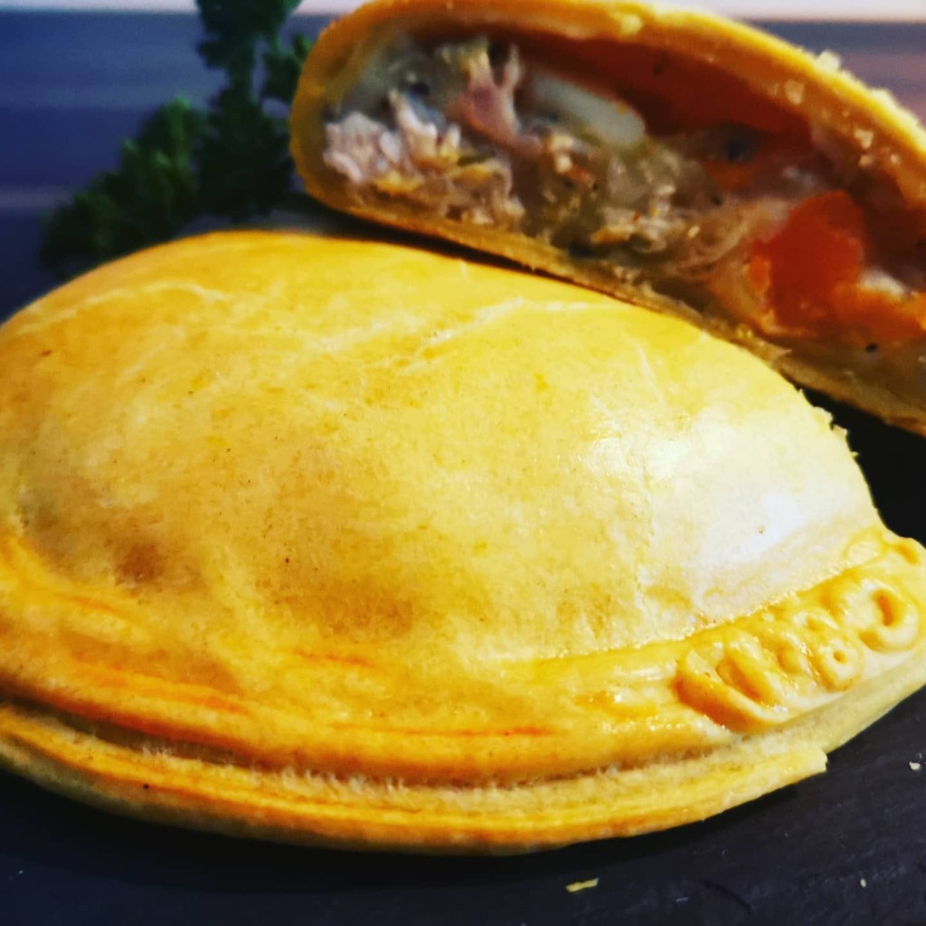 Pasties on slate