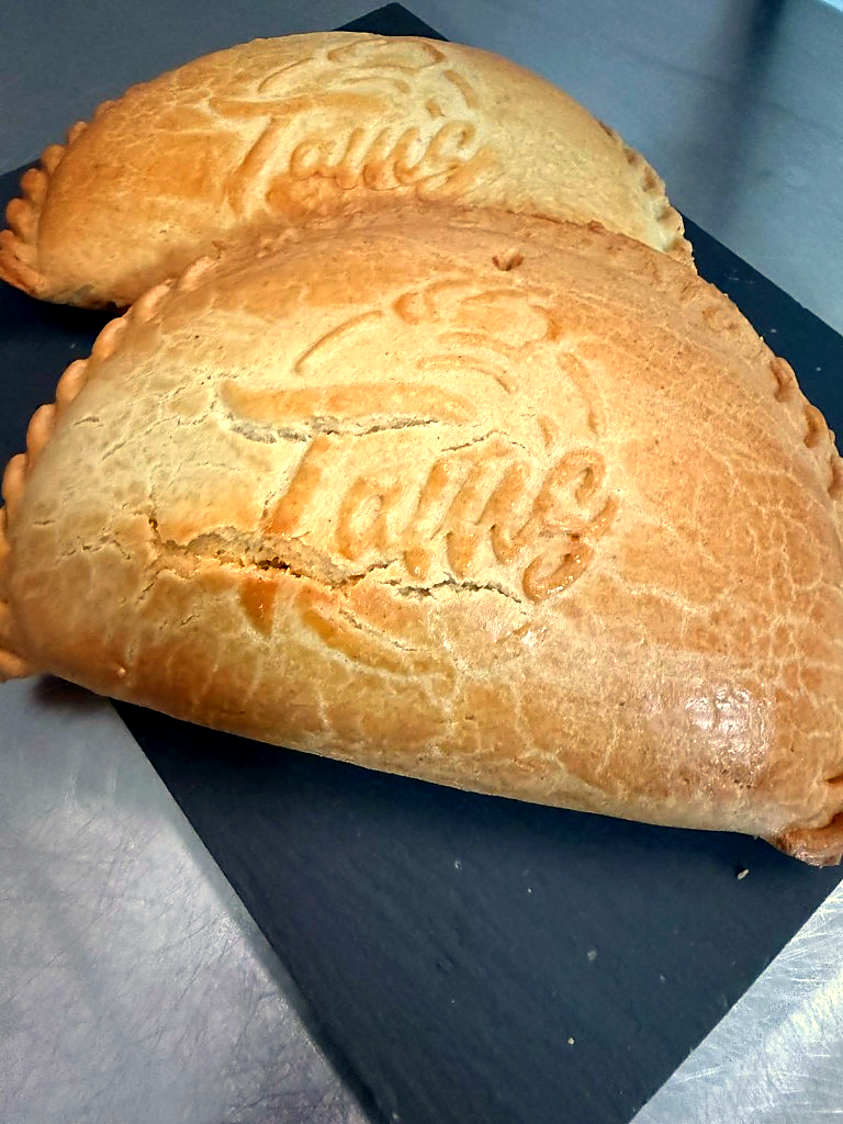 Pasties on slate